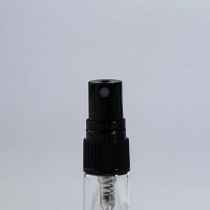Флакон для парфюма, с распылителем, 3 мл, фасовка – 5 шт., чёрный