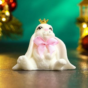 Фигурное мыло «Милый зайчик» белый, 95 г