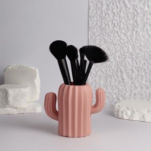 Подставка для хранения косметики «Кактус», 11.5x13x7 см, МИКС