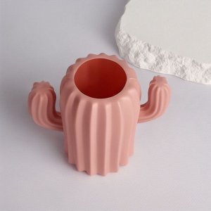 Подставка для хранения косметики «Кактус», 11.5x13x7 см, МИКС