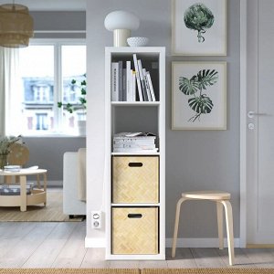 KALLAX, Стеллаж, белый, 42x147 см
