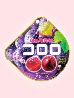Мармелад со вкусом винограда UHA Kororo Grape 48 гр Японские сладости