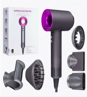 Фен для волос super hair dryer профессиональный с магнитными насадками