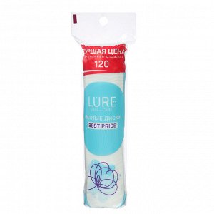 Ватные диски LURE/AURA, 120 шт