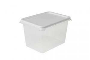Контейнер для СВЧ 2,0л прям [FRESHPAK] СНЕЖНО-БЕЛЫЙ