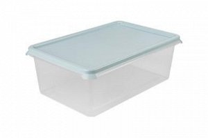 Контейнер для СВЧ 4,0л прям [FRESHPAK] ГОЛУБОЙ ПЕСОК