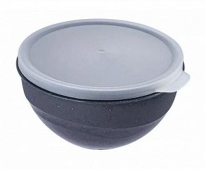 Миска 1,0л с крышкой [GRANITE] СЕРЫЙ