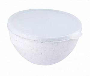 Миска 2,0л с крышкой [GRANITE] БЕЛЫЙ
