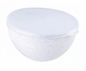 Миска 3,0л с крышкой [GRANITE] БЕЛЫЙ