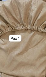 Простынь на резинке микросатин, Размер: 90*200