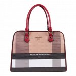 STYLISH CHECK SATCHEL BAG