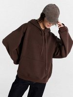 ХУДИ ЖЕНСКОЕ ТЕПЛОЕ КОРИЧНЕВОЕ