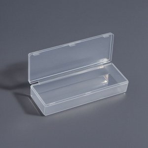 Бокс для хранения мелочей, 1 секция, размер 9.7x3.8x1.9 см, прозрачный