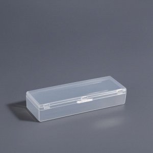 Бокс для хранения мелочей, 1 секция, размер 9.7x3.8x1.9 см, прозрачный