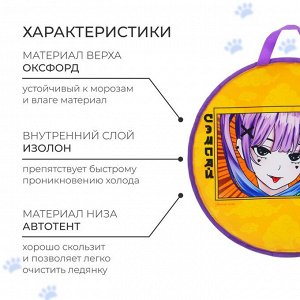 Ледянка Winter Star «Аниме», 45х45 см, толщина 1 см