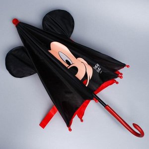 Зонт детский с ушами «Микки Маус» ? 52 см