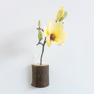 Цветок Креативный настенный цветок в деревянном горшке. 40см