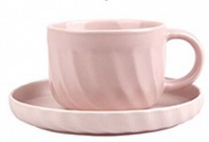 "Elegant Pink" Чайная пара 300мл, в п.у.