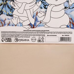 Подарочный набор детский «Тепла и уюта»: пена для ванны и шампунь для волос, 2x250 мл, Чистое счастье