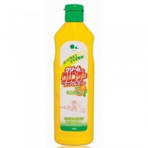 Крем для очищения поверхностей без царапин с ароматом апельсина, Mitsuei 400 г