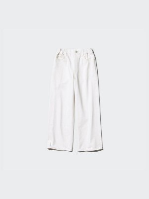 UNIQLO - широкие прямые джинсы для детей