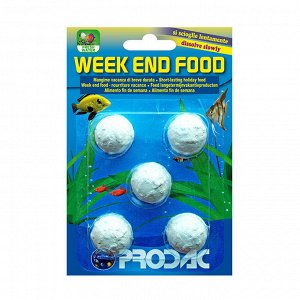 Prodac  HOLIDAY FOOD 5 STAPLE (1таб. для аквариума до 100л., с 8 рыбами среднего размера, на 5 дн)