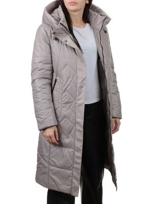TR-2303 GRAY BEIGE Пальто зимнее женское (верблюжья шерсть)