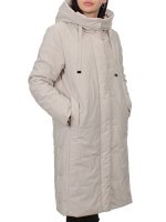 1120 BEIGE Пальто зимнее облегченное женское (холлофайбер 150 гр.)