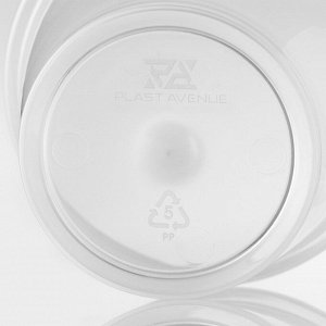 Кашпо для цветов со вставкой Plast-Avenue «Порто», 2.4 л, пластик, прозрачное