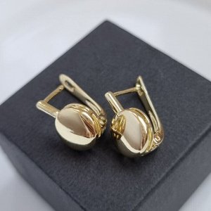 zlatto Серьги ювелирная бижутерия Итальянское золото (покрытие желтое 14к), арт.213.102