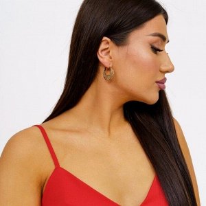 Серьги калачи коллекция "" покрытие позолота,  Х000868890, арт.001.853