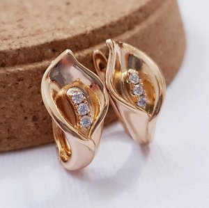 Серьги коллекция "" покрытие позолота, 1030, арт.447.133