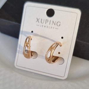 Серьги коллекция "" покрытие позолота, 1042,  арт.101.018