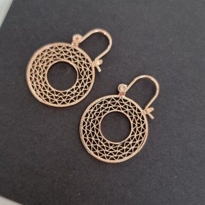 Серьги коллекция "" покрытие позолота, Е №33, арт.001.676