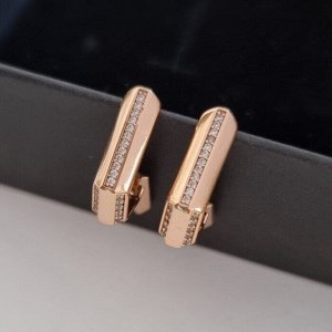 Серьги коллекция "" покрытие позолота,вставка: фианиты, Х00072180014, арт.001.211