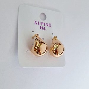 Серьги полукольца коллекция " ML" покрытие позолота, 1030,  арт.001.974