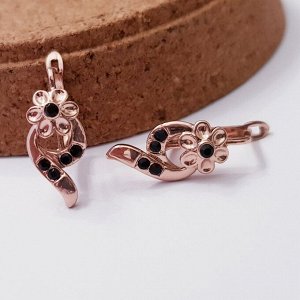 Серьги  коллекция "Дубай" покрытие позолота, арт. 447.654