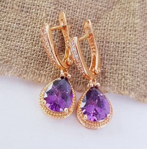 Серьги коллекция "Дубай" покрытие позолота, 3710, арт.547.706