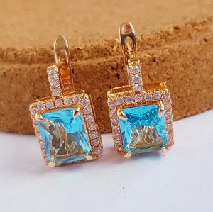Серьги коллекция "Дубай" покрытие позолота, 4914, арт.547.615