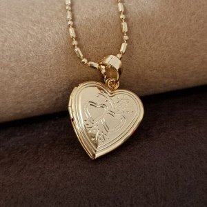 Кулон сердце открывающийся коллекция "" покрытие позолота, Х000767490, арт. 001.289