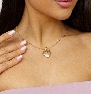 Кулон сердце открывающийся коллекция "" покрытие позолота, Х000767490, арт. 001.289