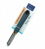 Овощечистка с продольным лезвием пластиковая ручка нержавеющая сталь NAVY BLUE