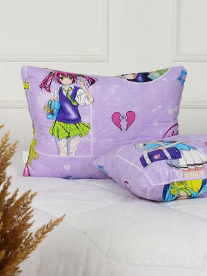 Подушка из бязи детская 50x70 - Аниме 50х70