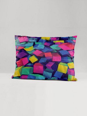 Подушка из бязи детская 50x70 - Кубы 50х70