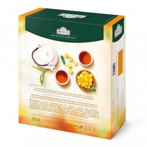 Ahmad TEA Чай АХМАД 100пак Магия Манго, с ароматом манго, чёрный, пакетики в конвертах