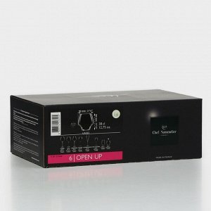 Набор стаканов для виски Chef&amp;Sommelier OPEN UP, 380 мл, хрустальное стекло, 6 шт.