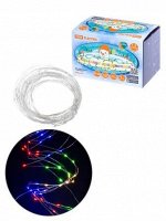 Гирлянда светодиодная &quot;Роса105 конский хвост&quot; 7x15LED, 1,5 м, многоцвет., 250В , TDM