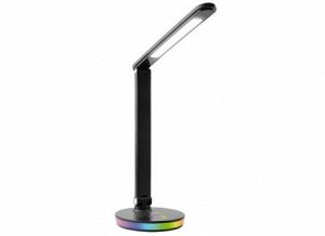 Ultraflash UF-822 C02 черный (Led, светильник настольный, 7Вт, димм., 3 цвет.темп., RGB ночник)