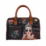 PARIS DENIM BOSTON BAG