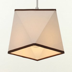 Светильник подвесной BayerLux 2447/1 E27 40 Вт, белый, 12x12x12-112 см